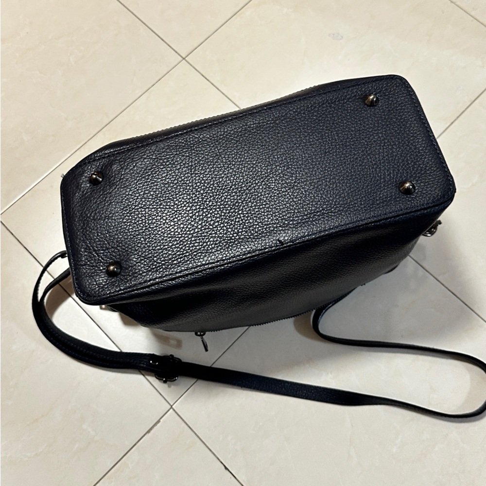Prodotto Artigianale Vera Pelle Italy Genuine Leather Satchel Handbag - Picture 8 of 9